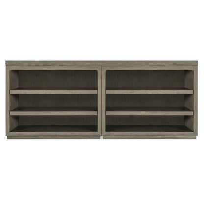 Linville Falls 72" Credenza with Two Open Desk Cabinets