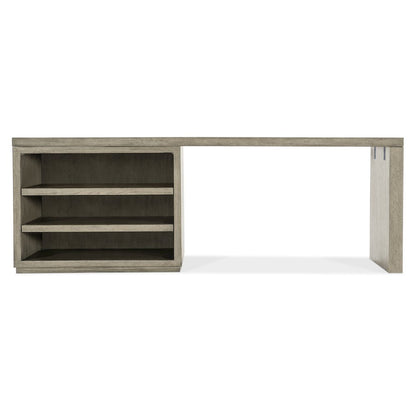 Linville Falls 84" Desk with Open Desk Cabinet