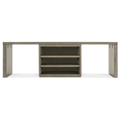 Linville Falls 96" Desk with Centered Open Desk Cabinet