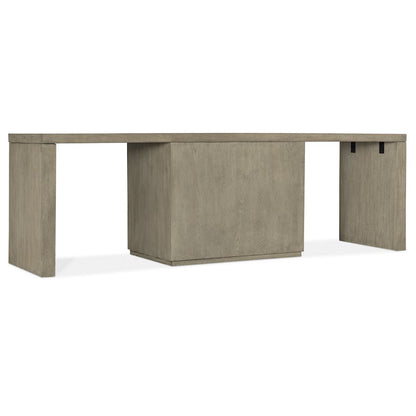 Linville Falls 96" Desk with Centered Open Desk Cabinet