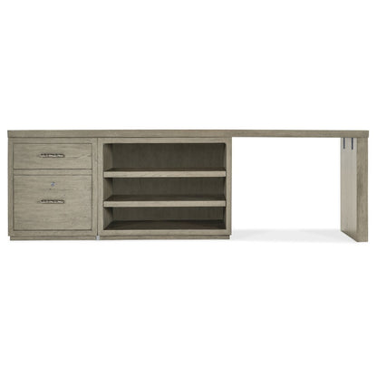 Linville Falls 96" Desk with File and Open Desk Cabinet