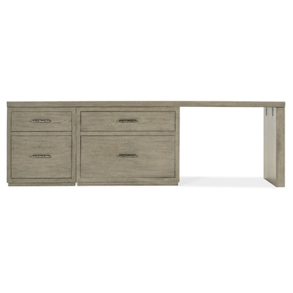 Linville Falls 96" Desk with File and Lateral File