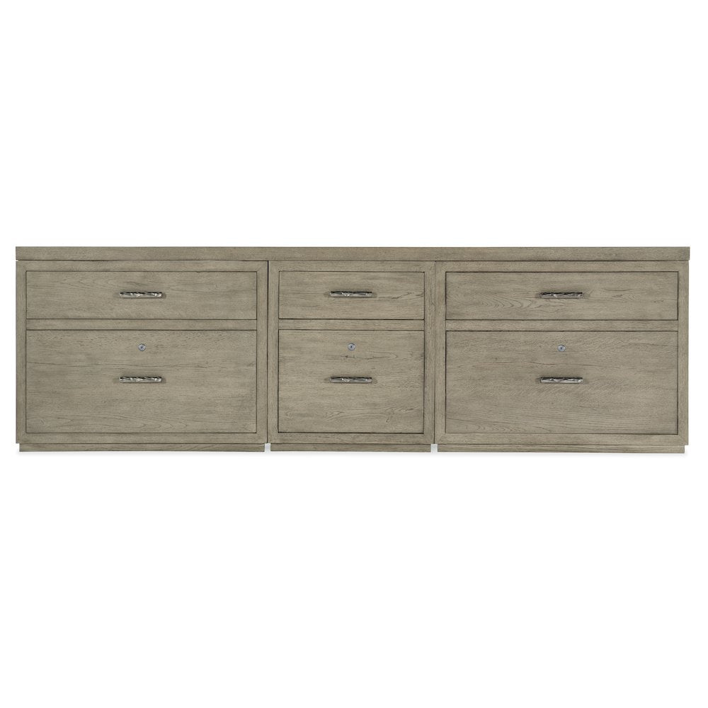 Linville Falls 96" Credenza with File and Two Lateral Files