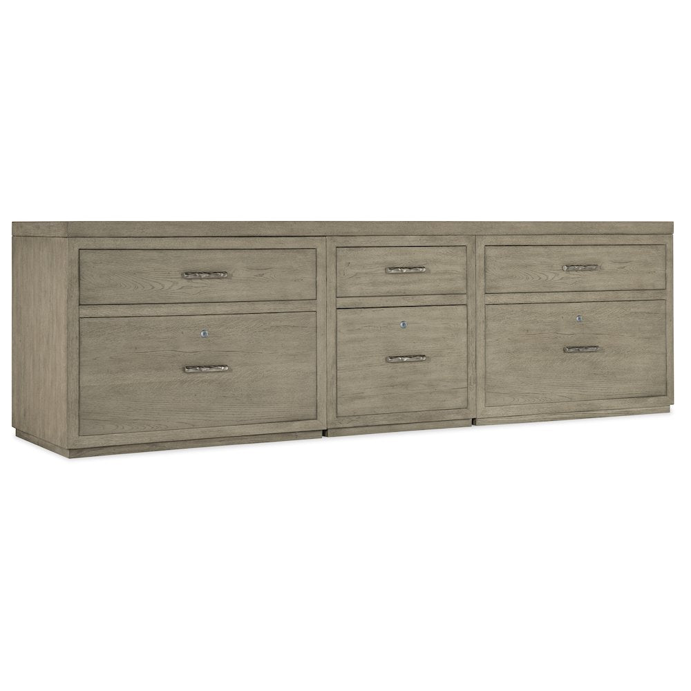 Linville Falls 96" Credenza with File and Two Lateral Files