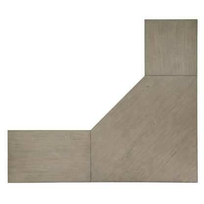 Linville Falls Corner Desk with File and Open Desk Cabinet