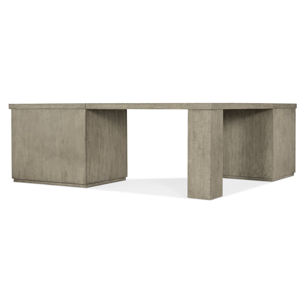 Linville Falls Corner Desk with File and Open Desk Cabinet