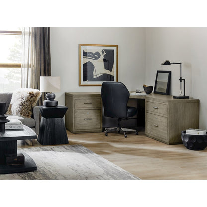 Linville Falls Corner Desk with Two Files