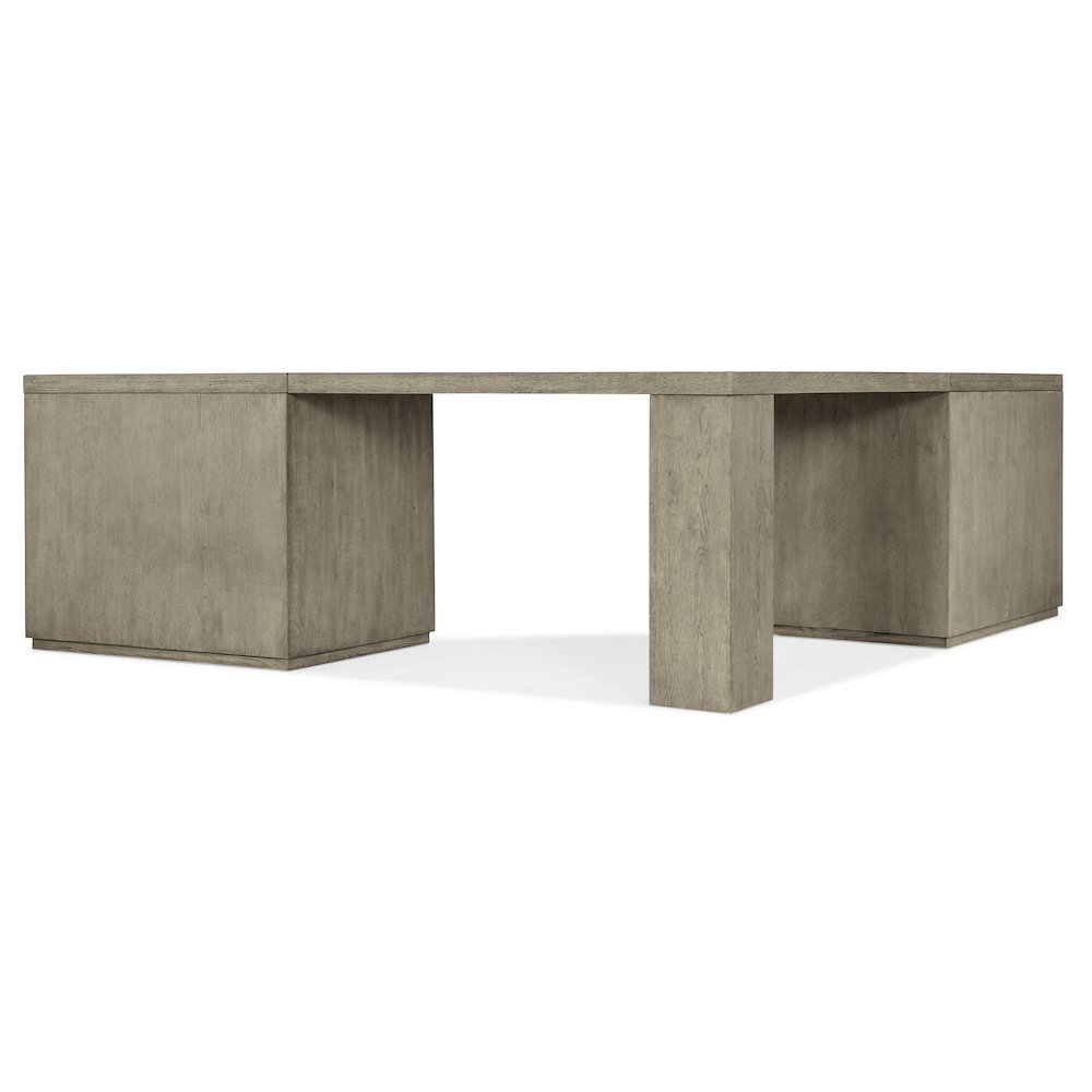 Linville Falls Corner Desk with Two Open Desk Cabinets