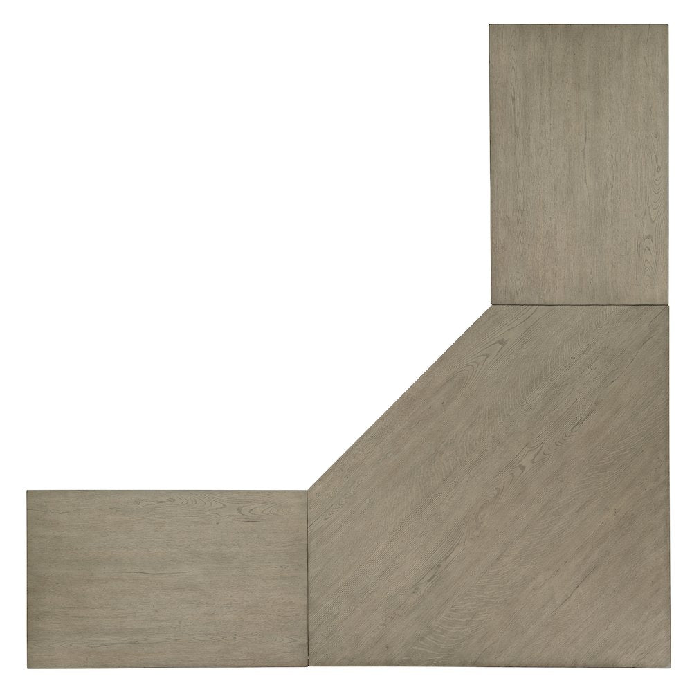 Linville Falls Corner Desk with Two Lateral Files