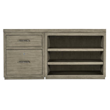 Linville Falls 60" Credenza with File and Open Desk Cabinet