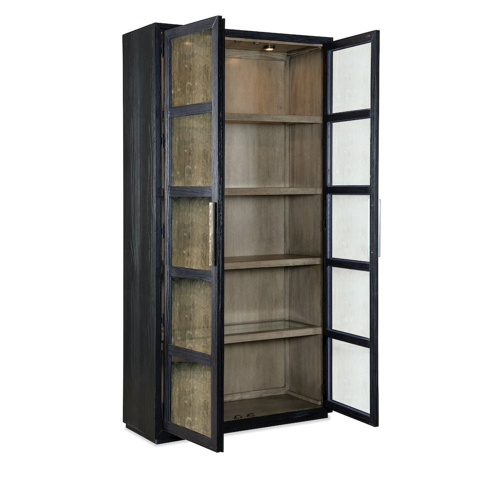Linville Falls Shou Sugi Ban Curio Cabinet