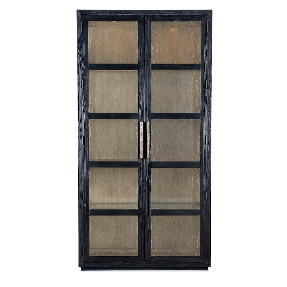Linville Falls Shou Sugi Ban Curio Cabinet
