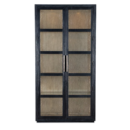 Linville Falls Shou Sugi Ban Curio Cabinet