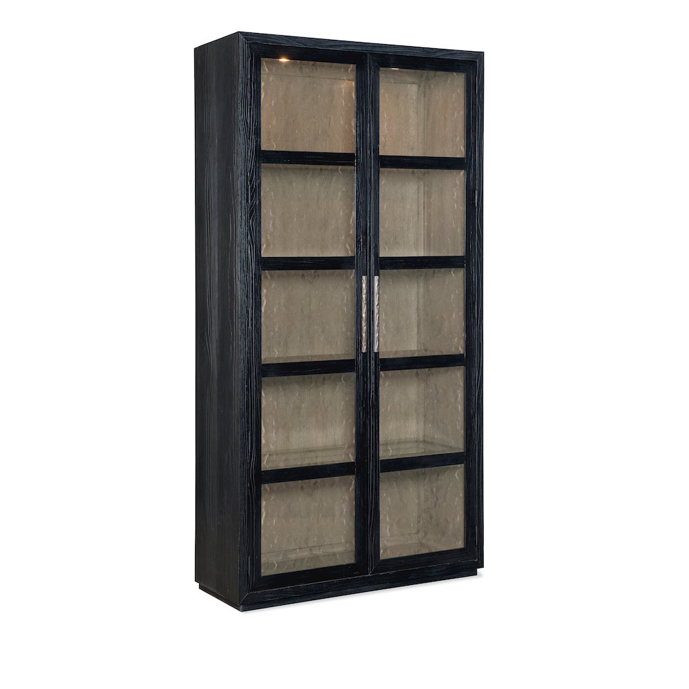 Linville Falls Shou Sugi Ban Curio Cabinet