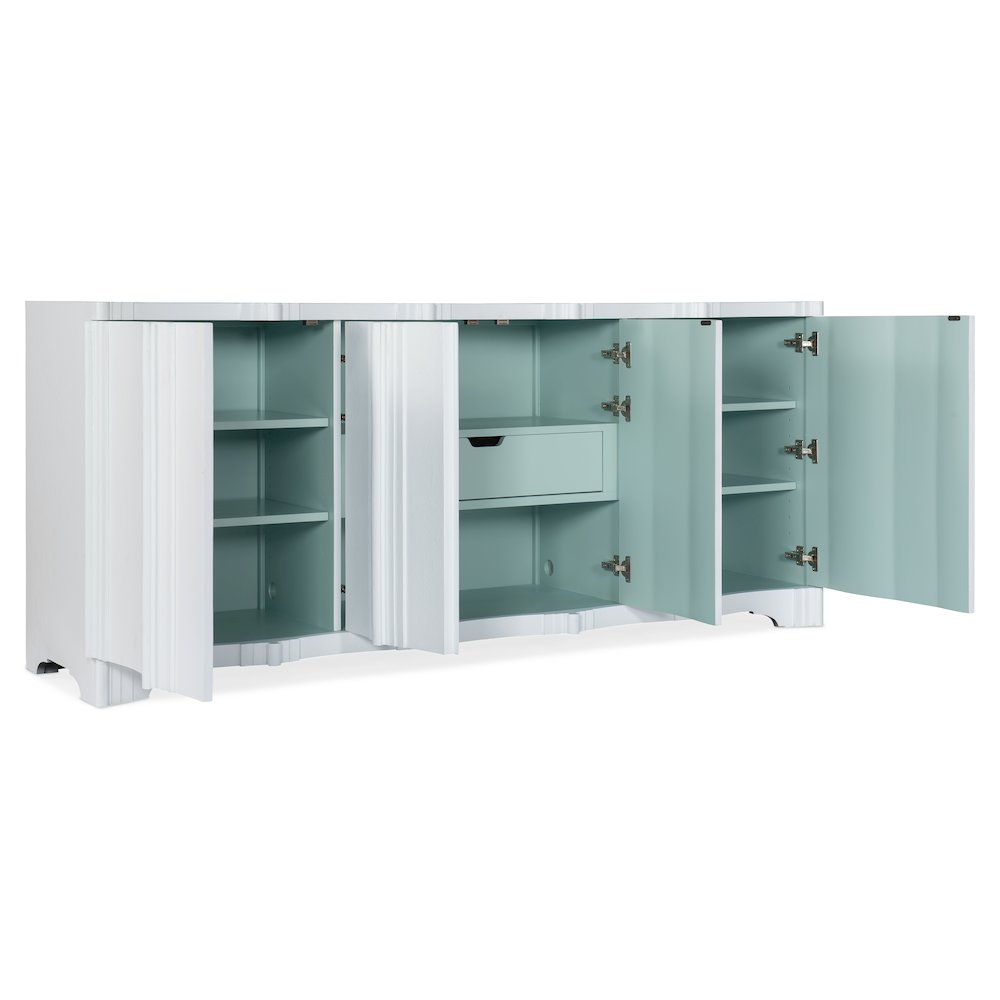 Melange Corinth Four Door Entertainment Console