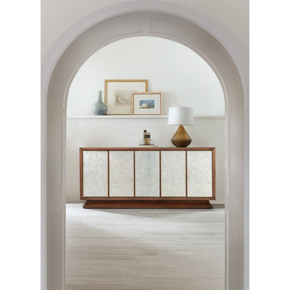 Melange Lloyds Leopard Entertainment Credenza