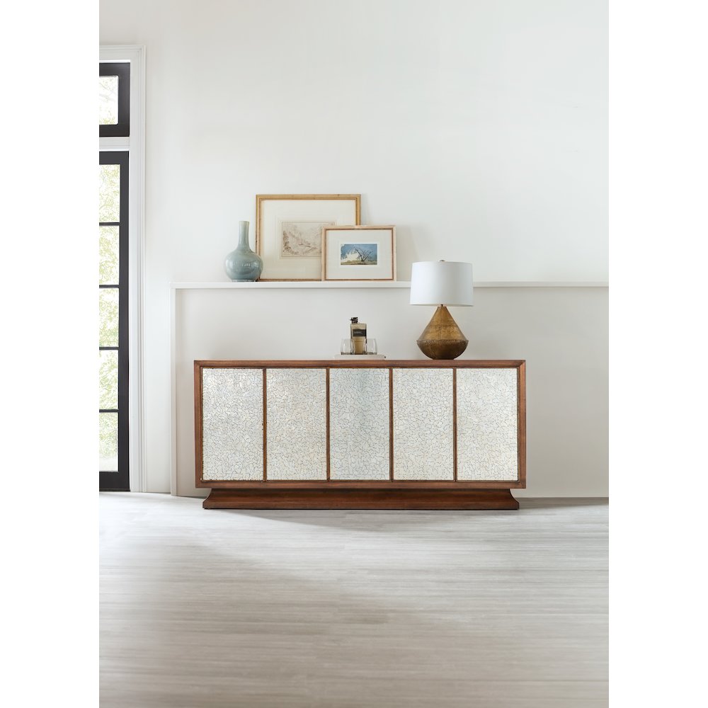 Melange Lloyds Leopard Entertainment Credenza