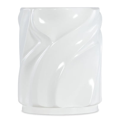 Melange Alabaster End Table
