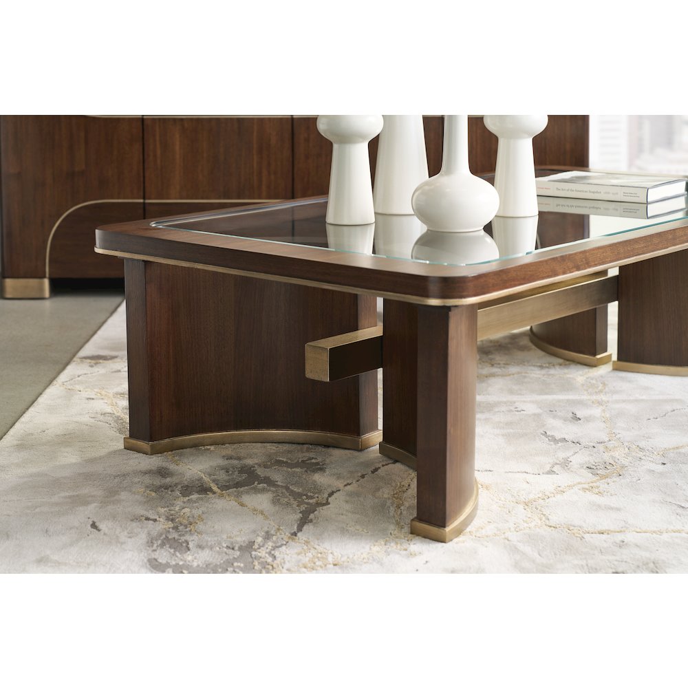 Melange Contours Cocktail Table