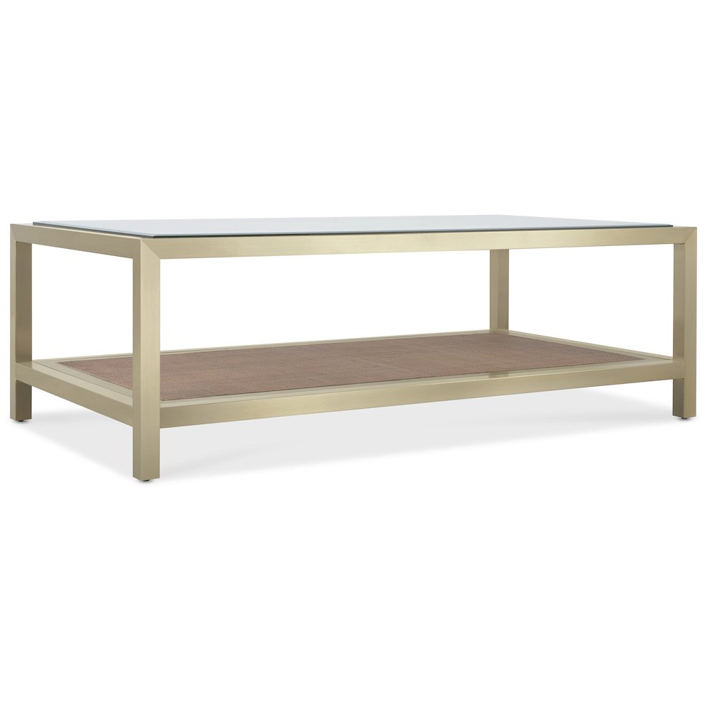 Melange Raising Cane Cocktail Table