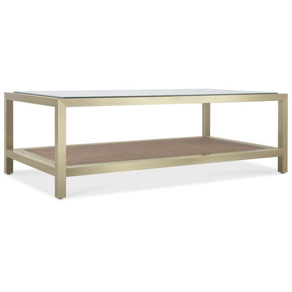 Melange Raising Cane Cocktail Table