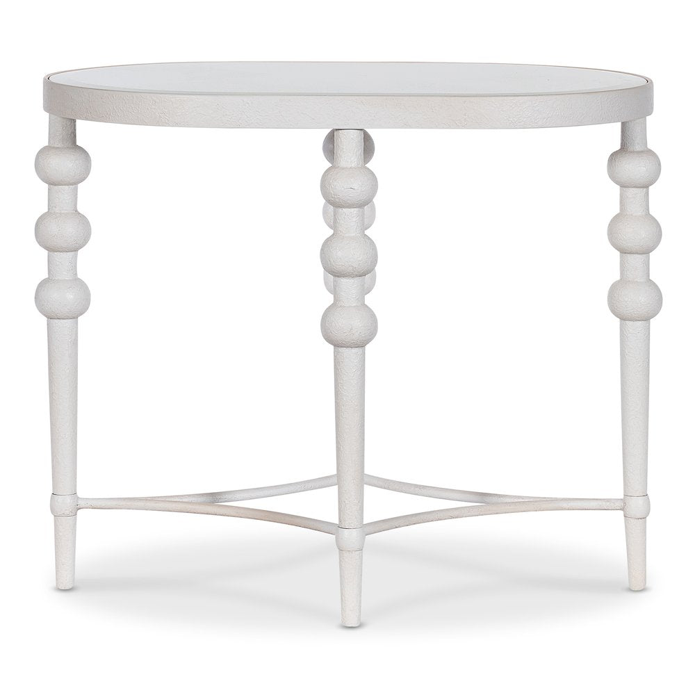 Melange On the Bright Side Oval End Table