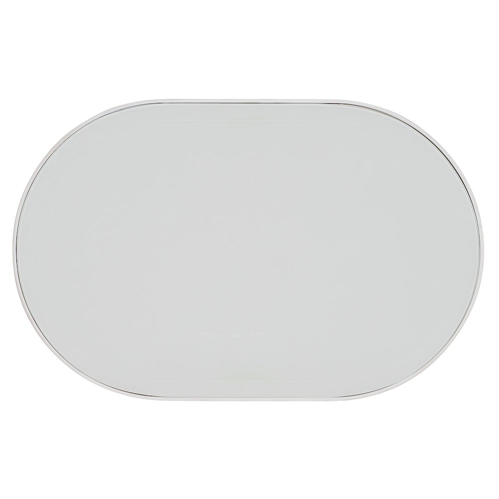 Melange On the Bright Side Oval End Table