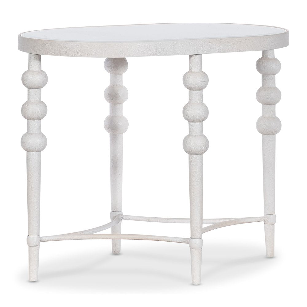 Melange On the Bright Side Oval End Table