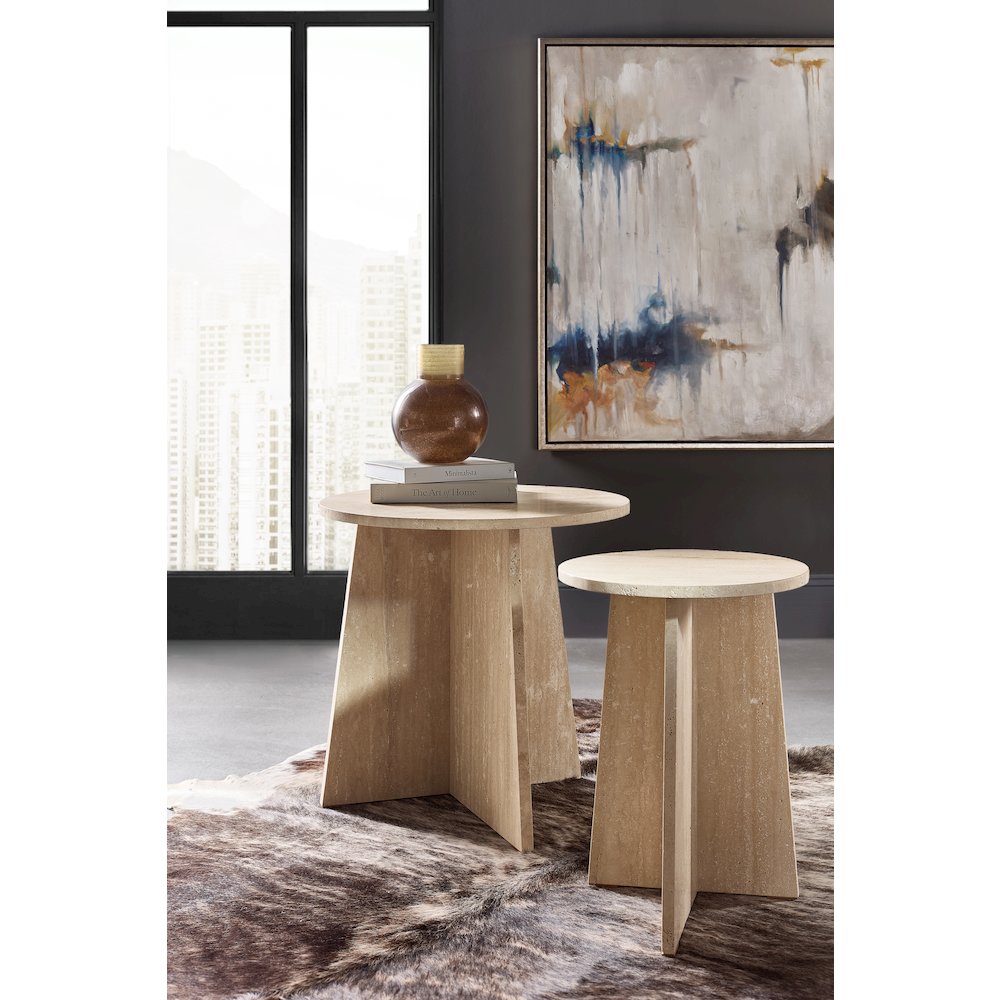 Melange Cirque End Table