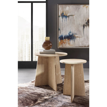Melange Cirque End Table
