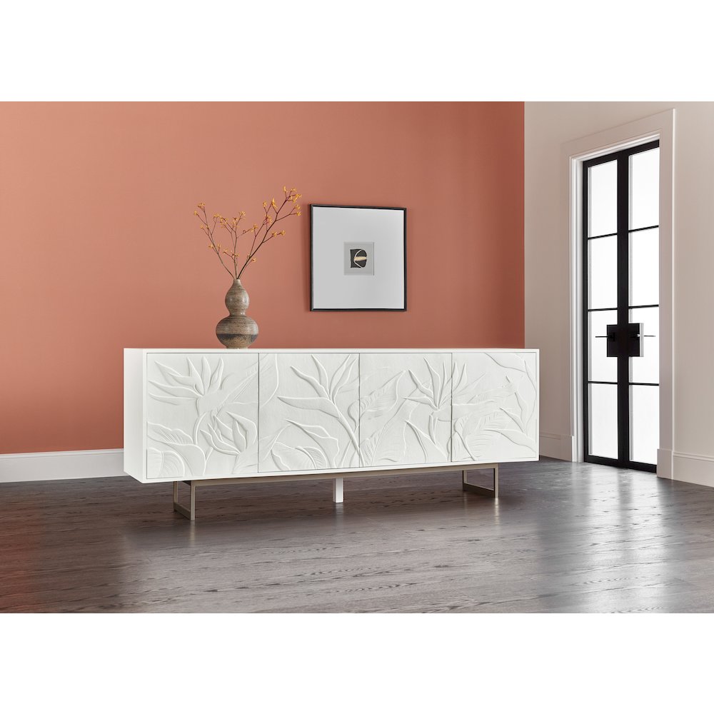 Melange Passerine Four Door Credenza