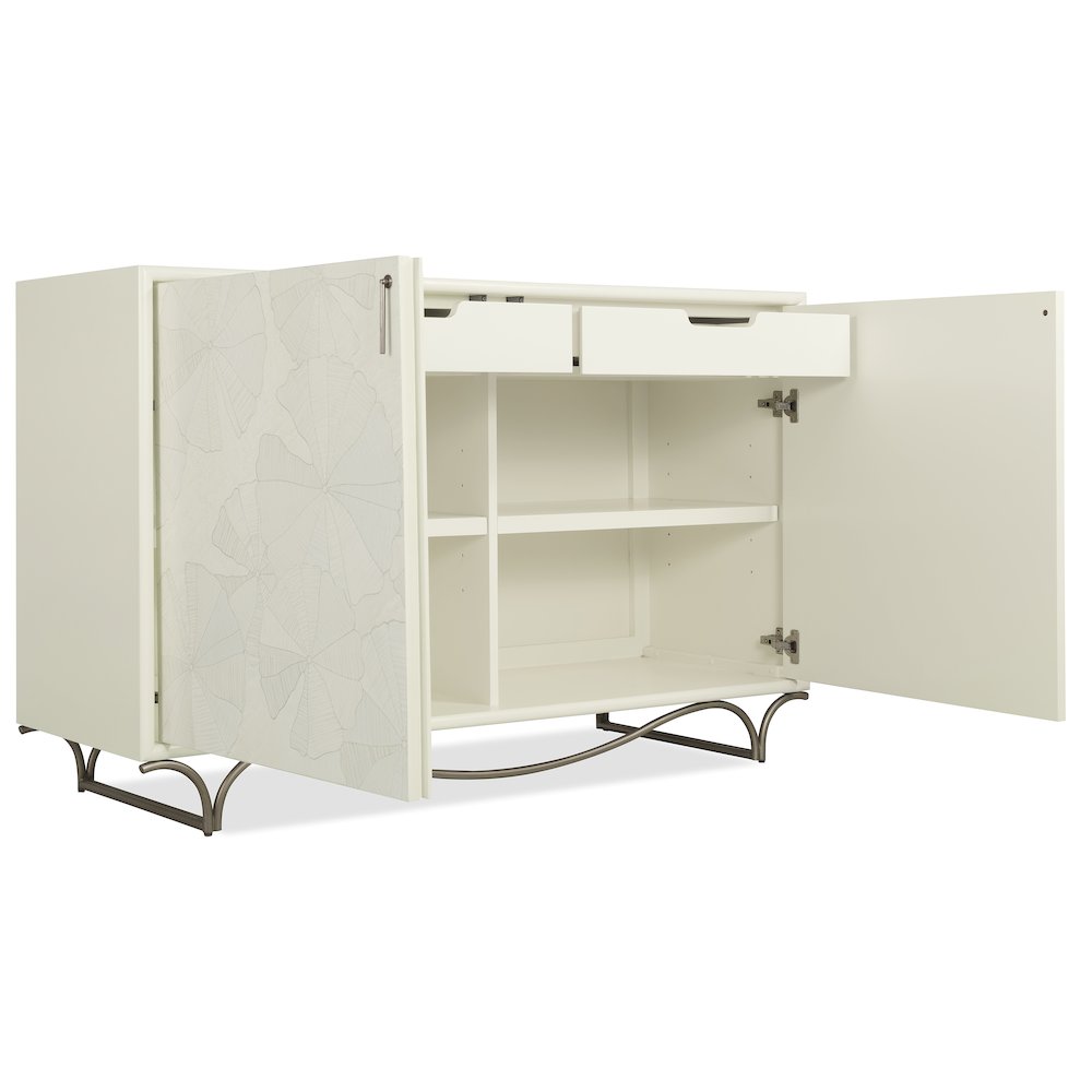 Melange White Lotus Hall Chest