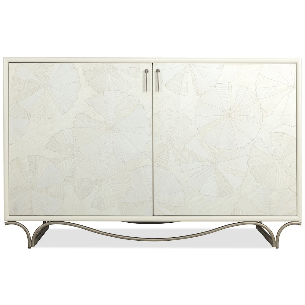 Melange White Lotus Hall Chest