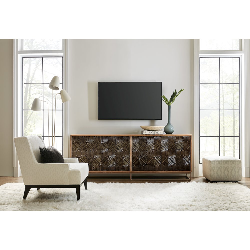 Swirl Door Entertainment Console
