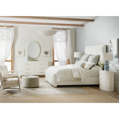 Serenity Wavecrest Oval Nightstand