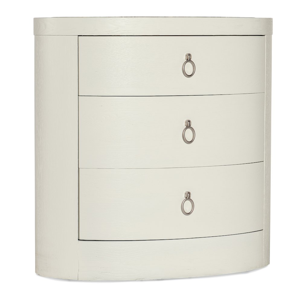 Serenity Wavecrest Oval Nightstand