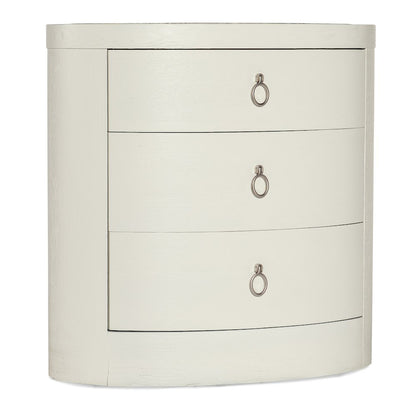 Serenity Wavecrest Oval Nightstand