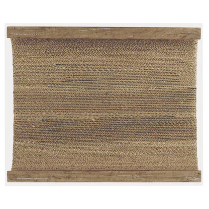 Melange Lenny Woven End Table