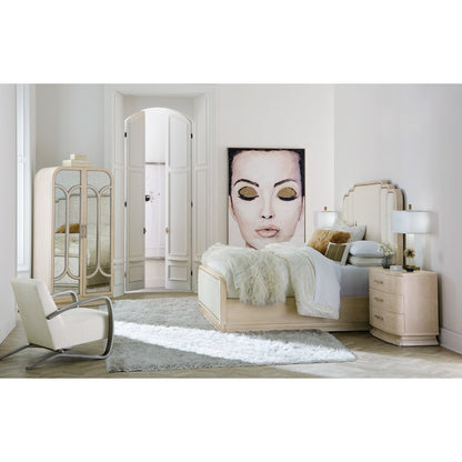 Nouveau Chic King Upholstered Bed