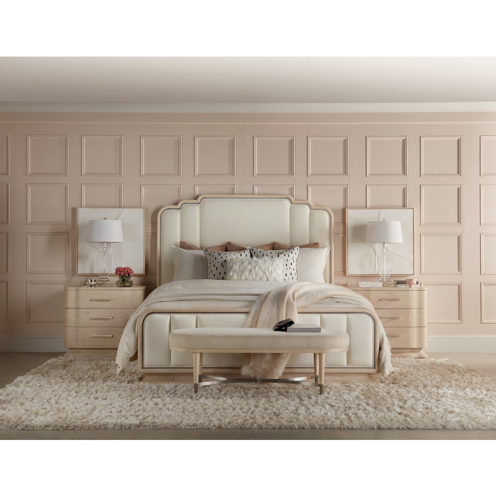 Nouveau Chic King Upholstered Bed