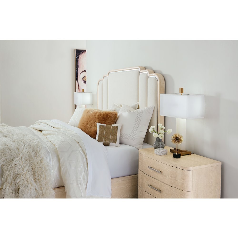 Nouveau Chic King Upholstered Bed