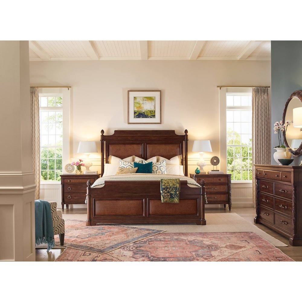 Charleston King Panel Bed