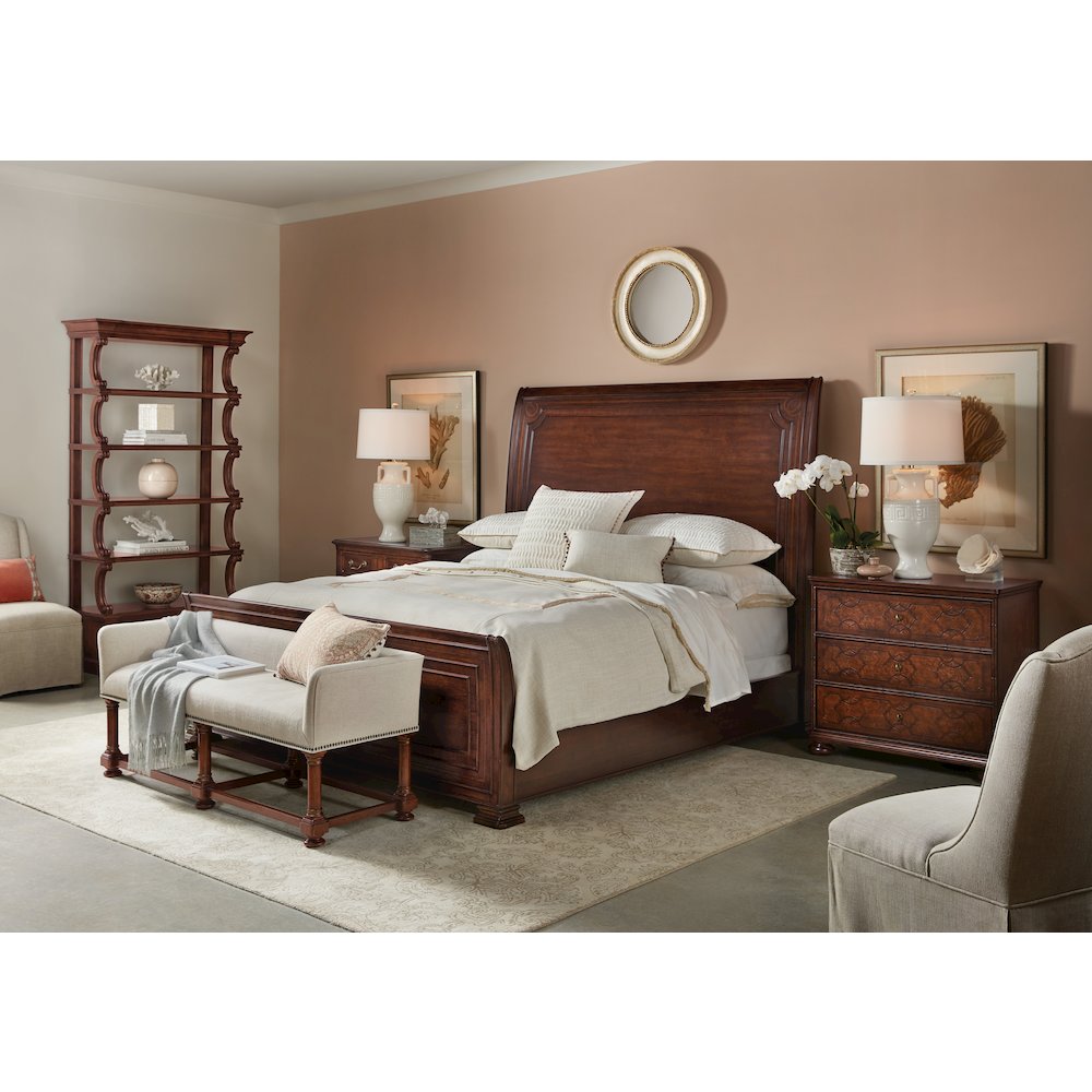 Charleston Cal King Sleigh Bed