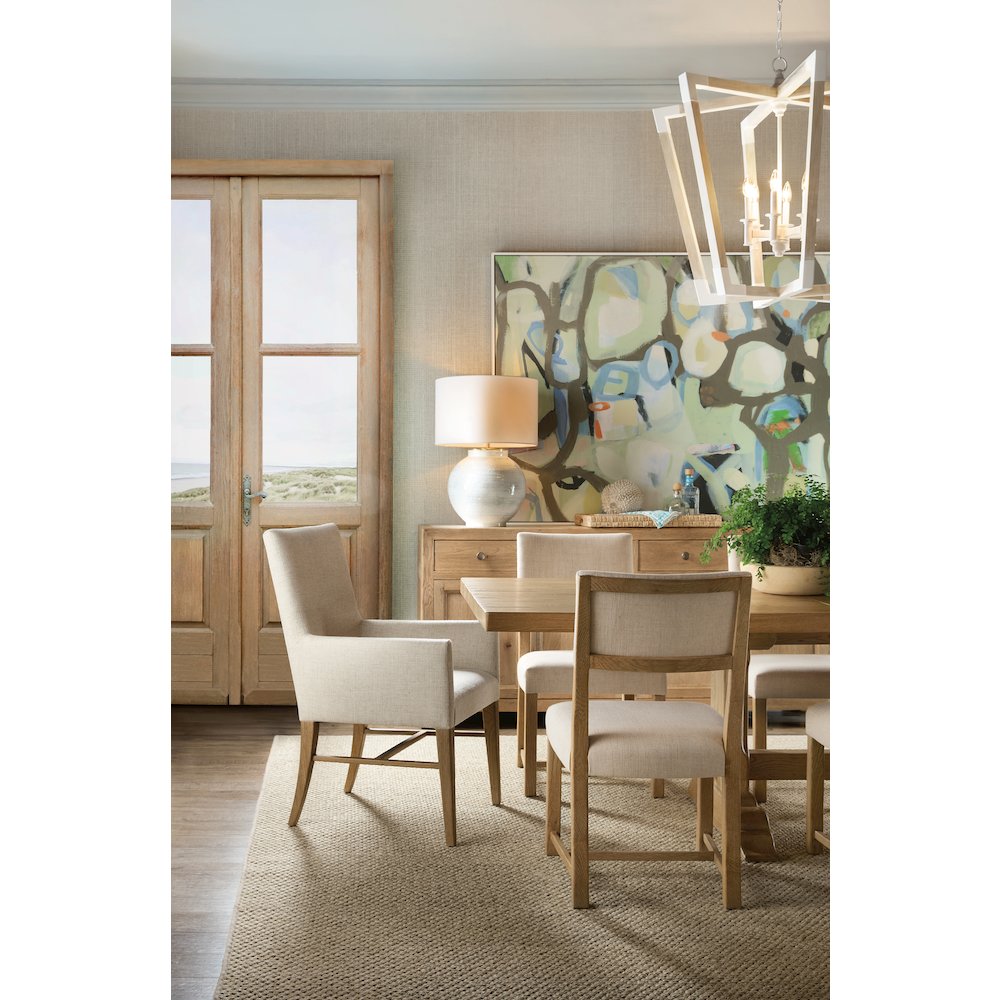 Driftwood Rectangle Dining Table with Two 20-inch Leaves