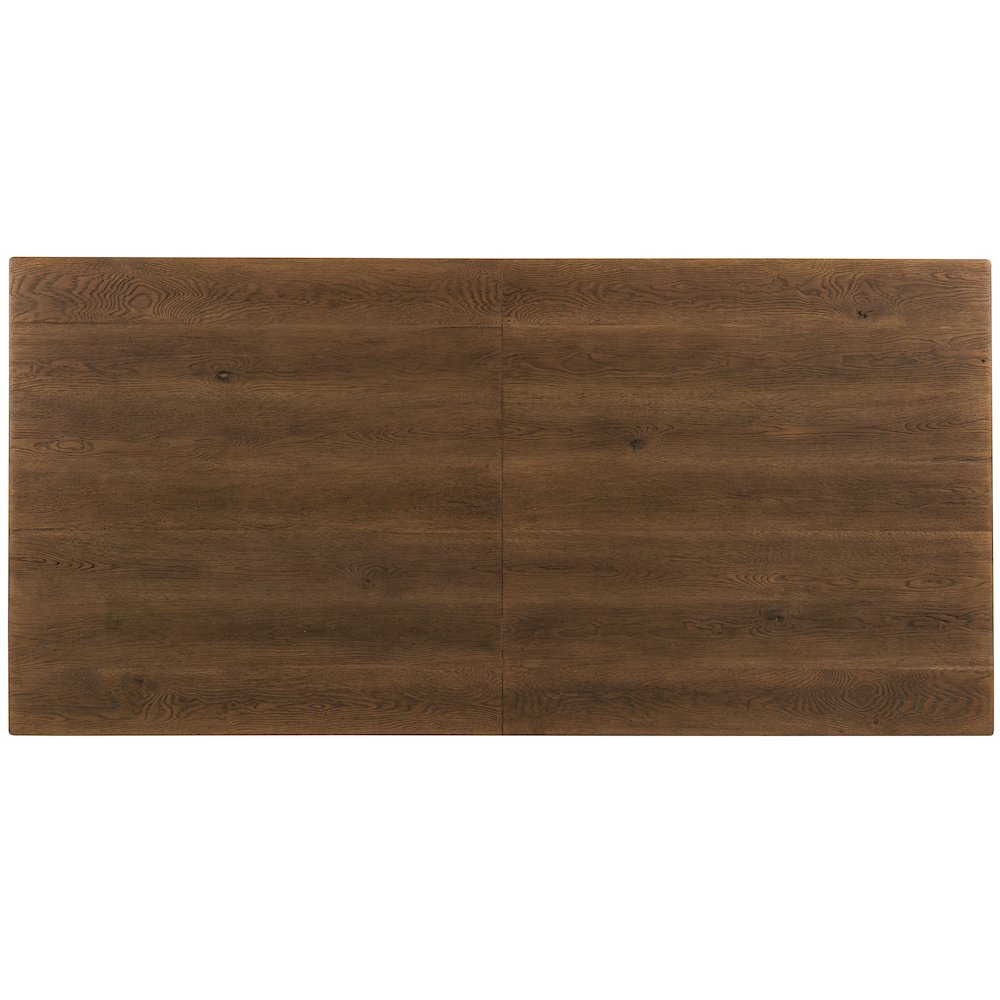 Driftwood Rectangle Dining Table with Two 20-inch Leaves
