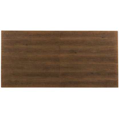 Driftwood Rectangle Dining Table with Two 20-inch Leaves