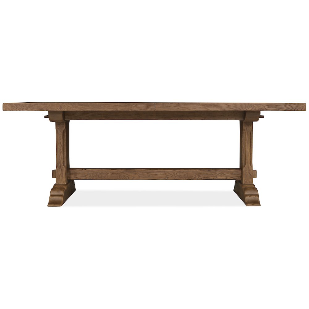 Driftwood Rectangle Dining Table with Two 20-inch Leaves