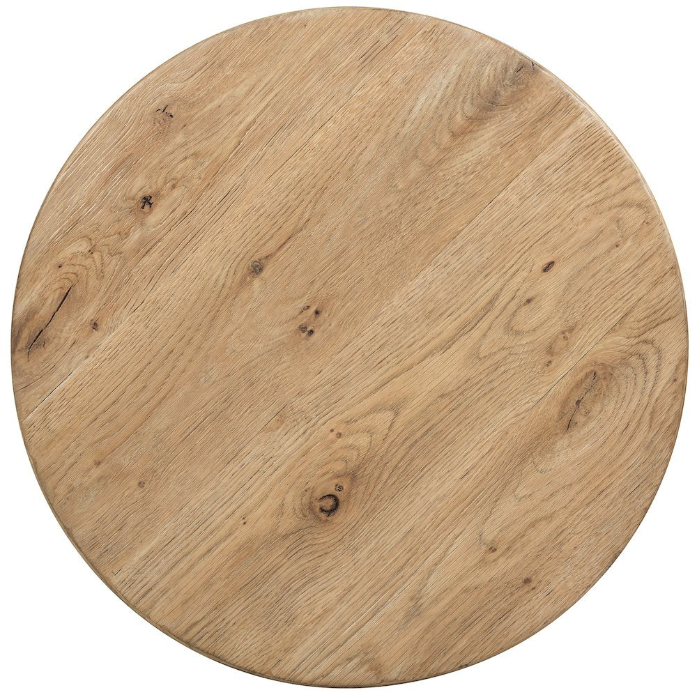 Driftwood Round End Table
