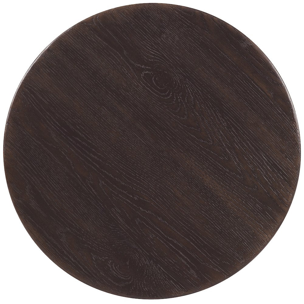 Driftwood Round End Table