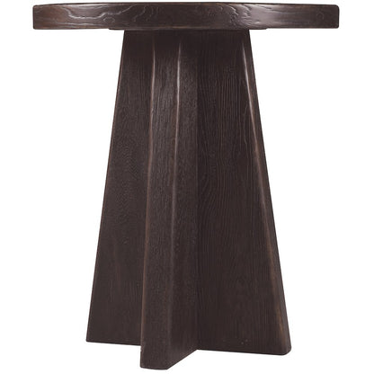 Driftwood Round End Table